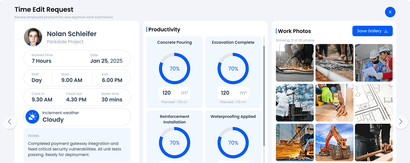 Time edit request image